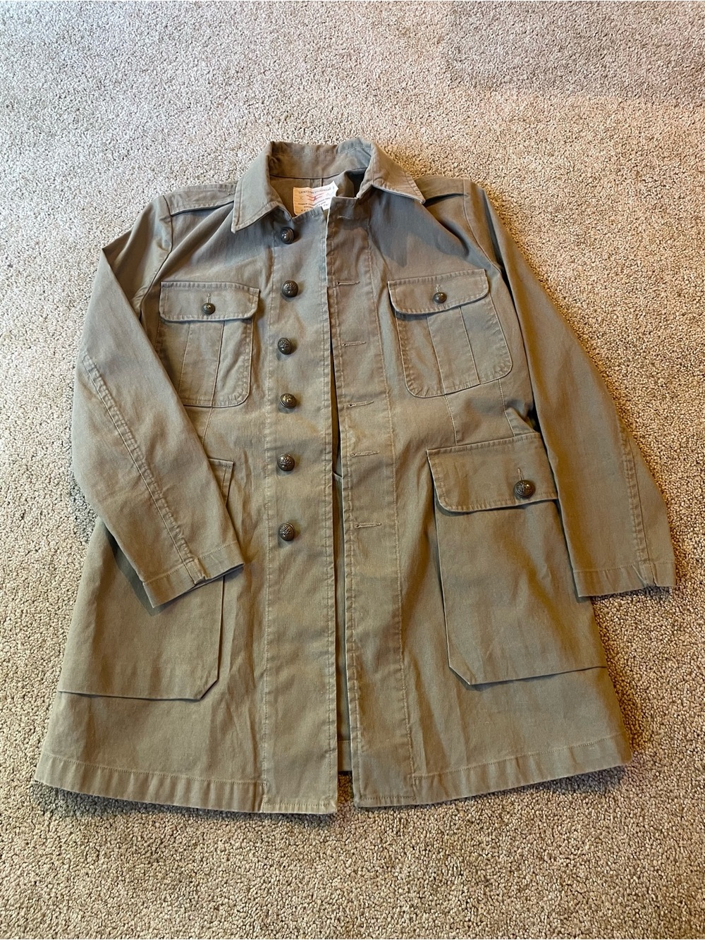 RARE Guideboat Women’s Olive Green Field Jacket Medium